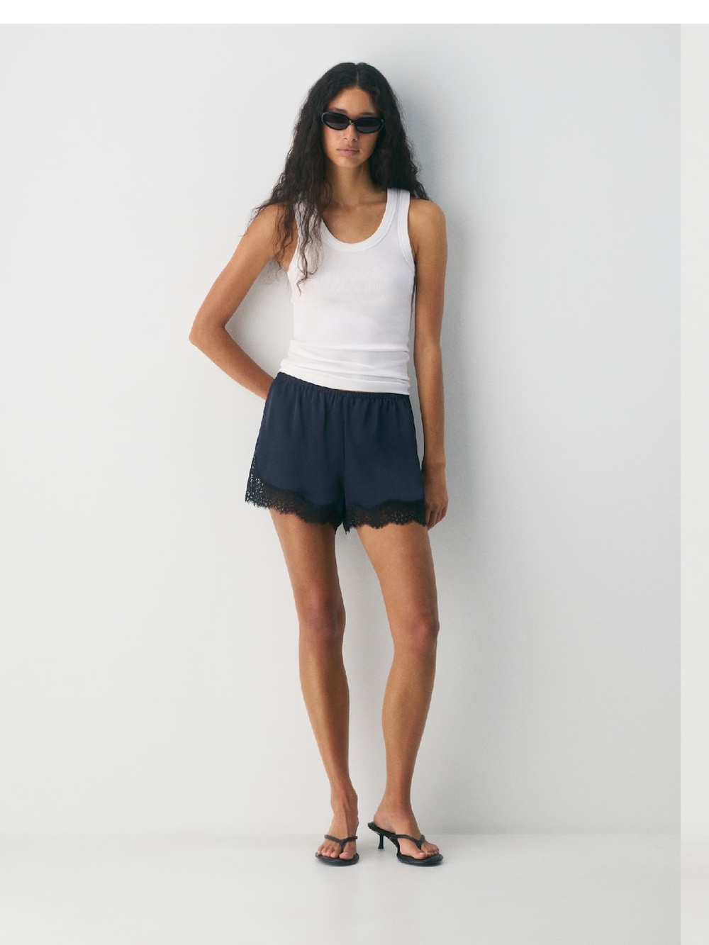 Aritzia Whimsy Satin Shorts